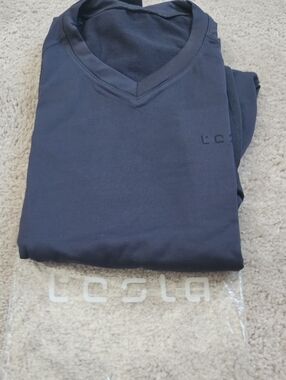 Tesla Navy Blue V‑Neck Shirt
